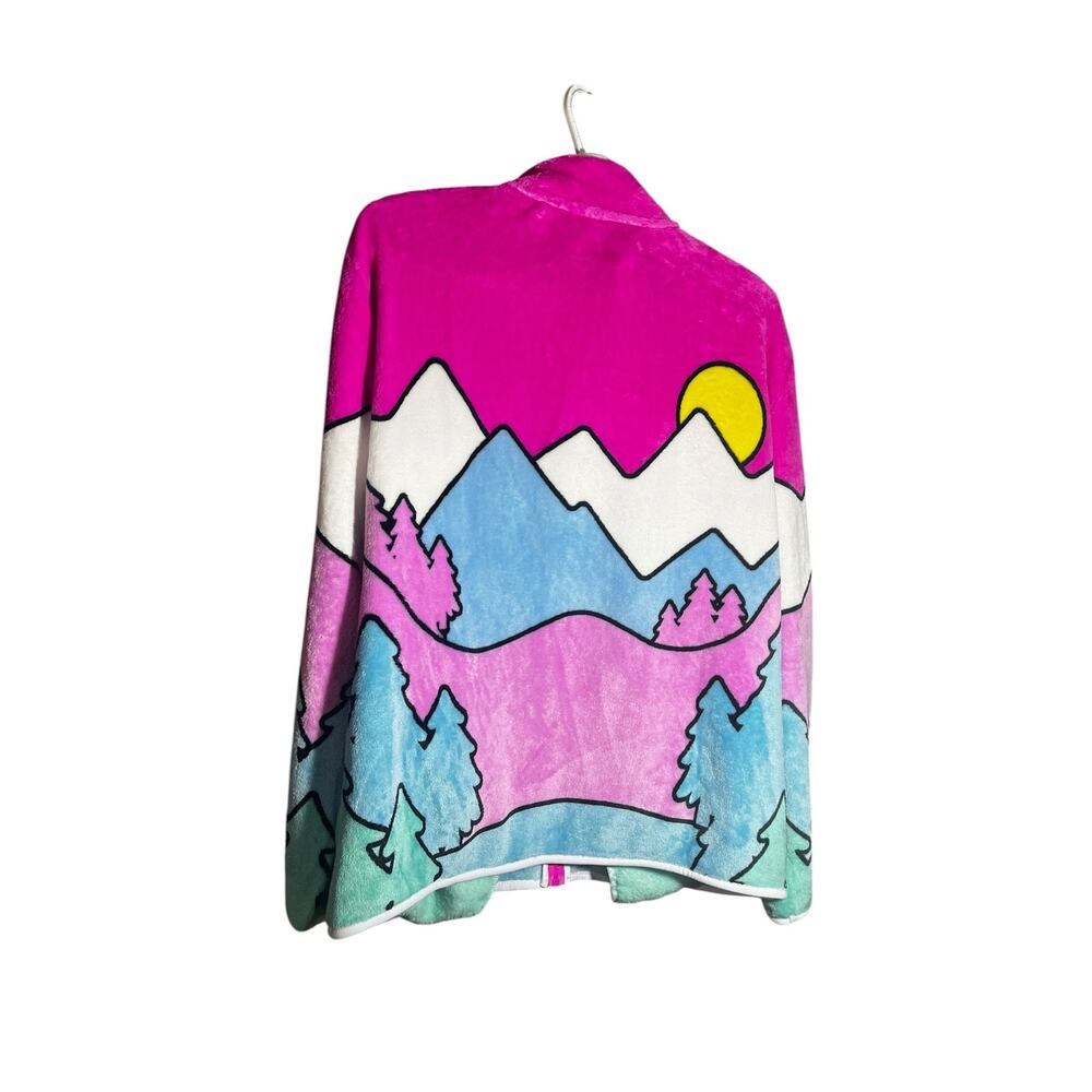 Hello Kitty Women's Character Scenic Mountain Jacket NWT Lightweight Full Zip Lg - Picture 4 of 6